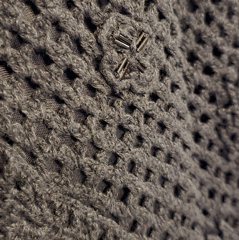 Bandolino Black Crochet Maxi Skirt - Picture 8 of 11